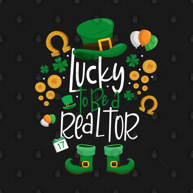 leprechaun Realtor Outfit Lucky to Be a Realtor St Patricks Day by dounjdesigner