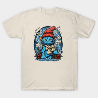 Smurf Cat: A Whimsical Tale of a Feline Adventure Graphic T