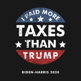 Distressed I paid more taxes than Trump T-Shirt