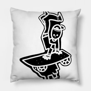 Skate Face Breakdance Pillow