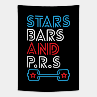 Stars, Bars And PRs Tapestry