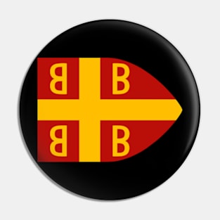 Byzantine Imperial Flag -14th Century Pin