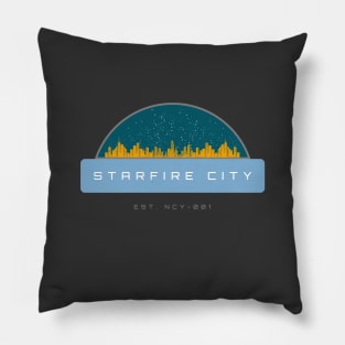 Starfire City | Night Sky Pillow