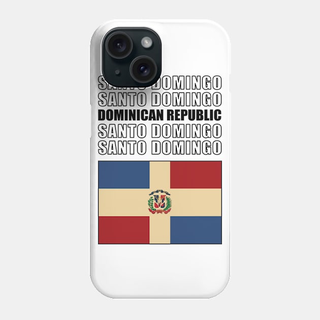 Flag of Dominican Republic Phone Case by KewaleeTee