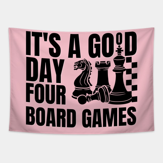 Good day for board games Christmas Chess Tapestry by click2print