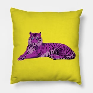 PURPLE TIGER Pillow