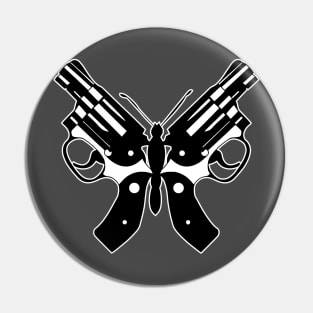 Butterfly Revolver Pin