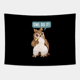 Owl Do It Tapestry