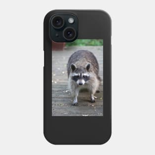 Fat Raccoon Print Phone Case