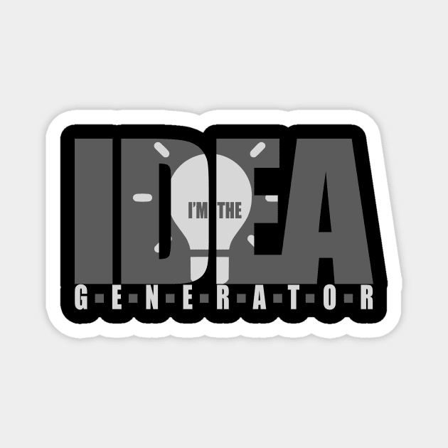 Awesome Design - Idea - Typography With Illustration Magnet by madlymelody