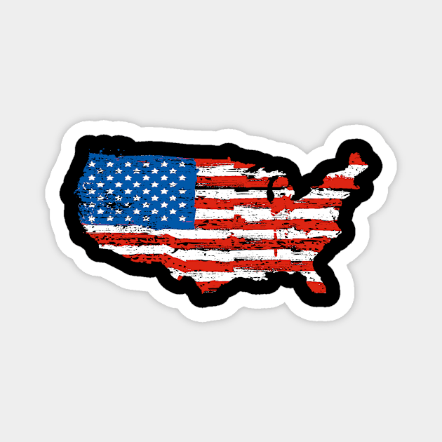 American Flag Magnet by Republic Inc