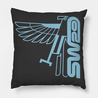 SW20: Flight of the Phoenix (blue metallic) Pillow