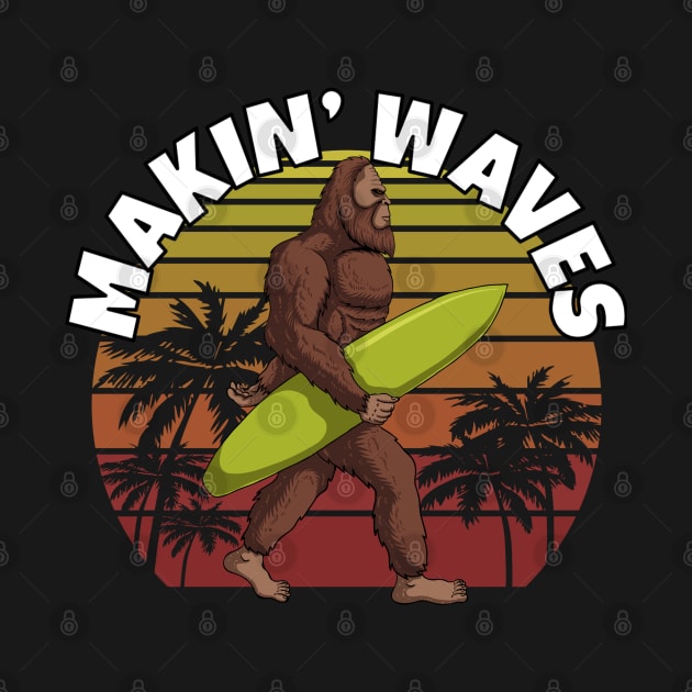 Bigfoot Makin' Waves by RockReflections