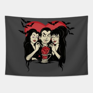 scary valentines Tapestry