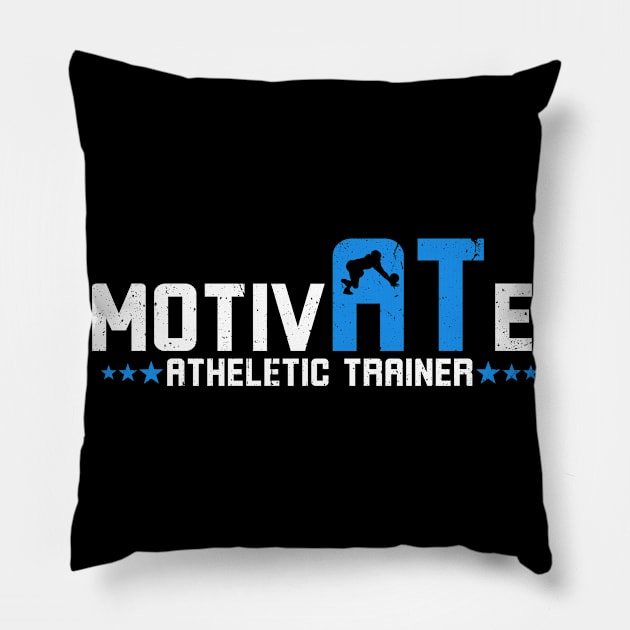 Motivate Athletic Trainer Pillow by MzumO