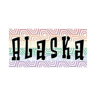 LGBTQ PATTERN AMERICA ALASKA T-Shirt