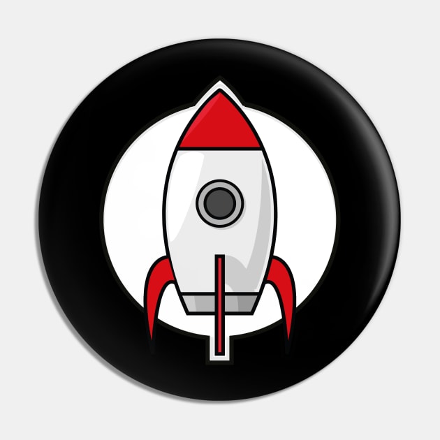 Rocket Pin by DigitalinkMcr