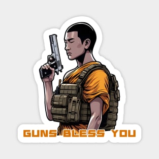 Gun Bless You Magnet