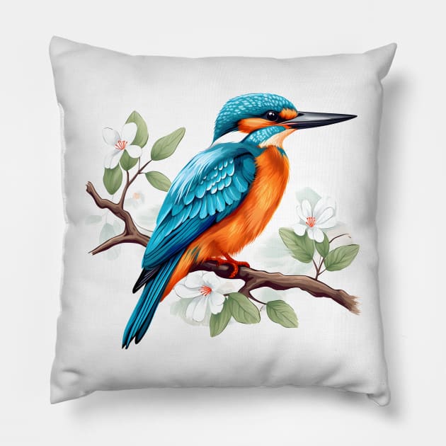 Kingfisher Pillow by zooleisurelife