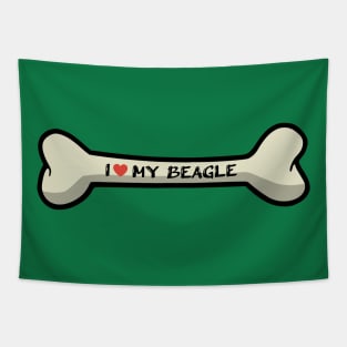 I love my Beagle Bone Typography Design Tapestry