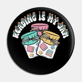 Reading Is My Jam Pin