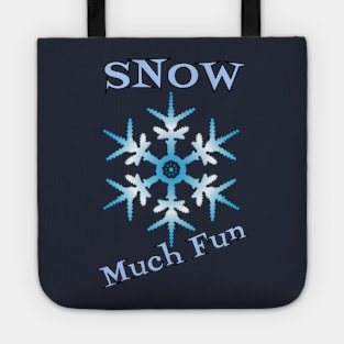 Snow Much Fun Ugly Christmas Sweater T-Shirt Tote