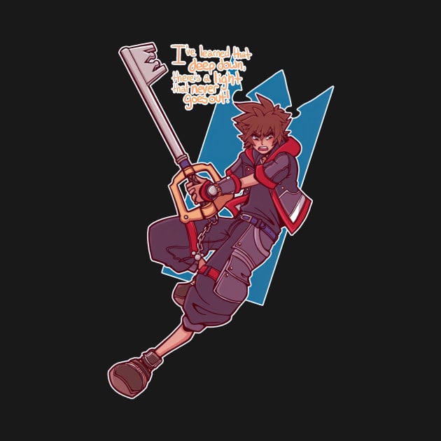 Countdown to KH3 7 Days of Light Sora by CarolIrvine