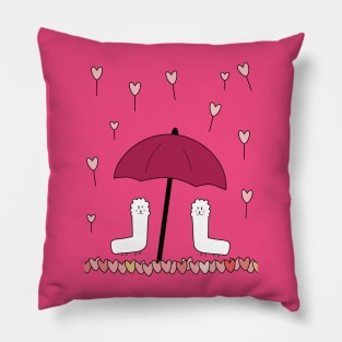 Cuties in the falling hearts,That's lovely Pillow