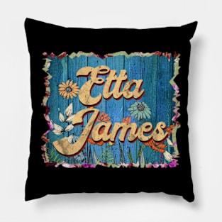 Retro Etta Name Flowers Limited Edition Proud Classic Styles Pillow