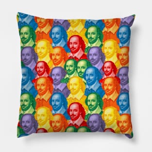 The Bard William Shakespeare All Over Print Pillow