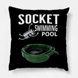 Socket Swimming Pool Tuner Mechanic Car Lover Enthusiast Funny Gift Idea Pillow