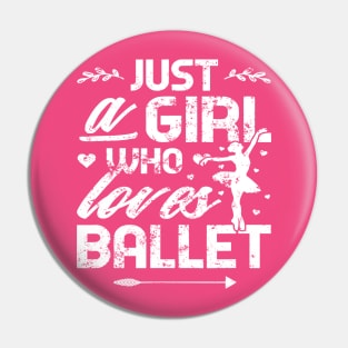 Ballerina Love To Dance Ballet and Dance Pin
