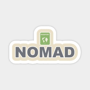 Nomad World Traveler Jetsetter Expat Freelancer Magnet