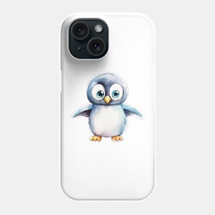 Penguin Watercolor Phone Case