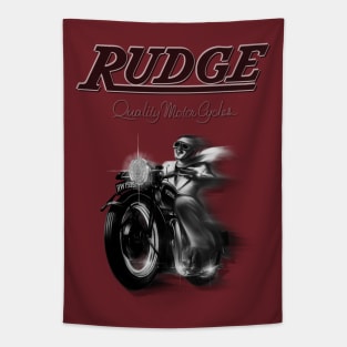 Classic Rudge Motorcycle Company Tapestry