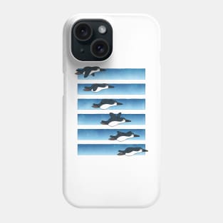 Flying penguin Phone Case