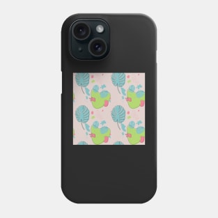 Tropical Leaf Pattern Design Phone Case