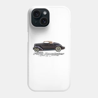 1936 Ford Roadster Model 68 Convertible Phone Case