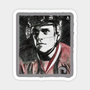 Jonathan Toews Chicago Sketch Magnet