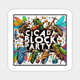 Cicada Block Party Cicada Summer Magnet