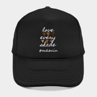 Love Every Shade Melanin Valentine's Day Hat
