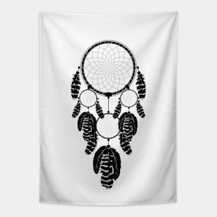 Dream catcher silhouette Tapestry