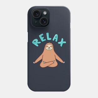 Sloth Relax Yoga Phone Case