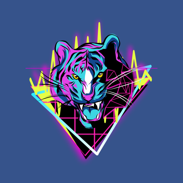 Urban Neon Tiger - Neon Tiger - T-Shirt