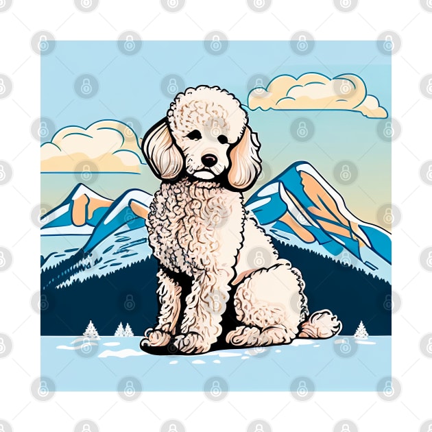 Support the Environment with Every Purchase - Poodle Mountain Design by Greenbubble