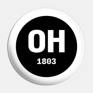 Ohio | OH 1803 Pin