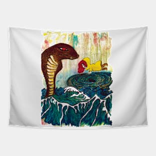 whirlpool girl Tapestry