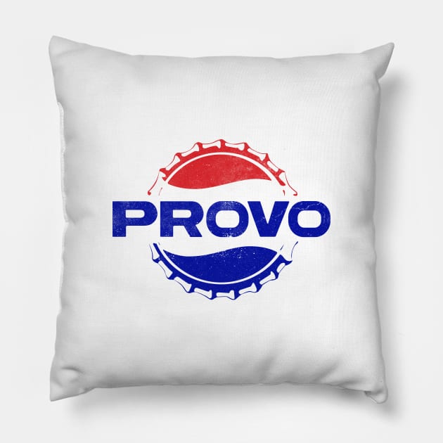 Provo, Utah Pillow by LocalZonly