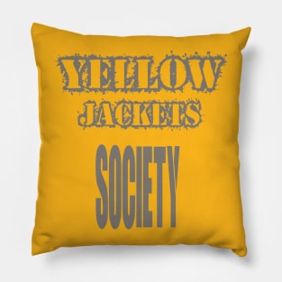 Yellow jackets Society Pillow