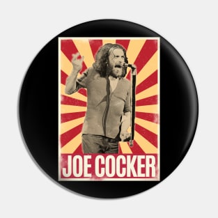 Retro Vintage Joe Cocker Pin